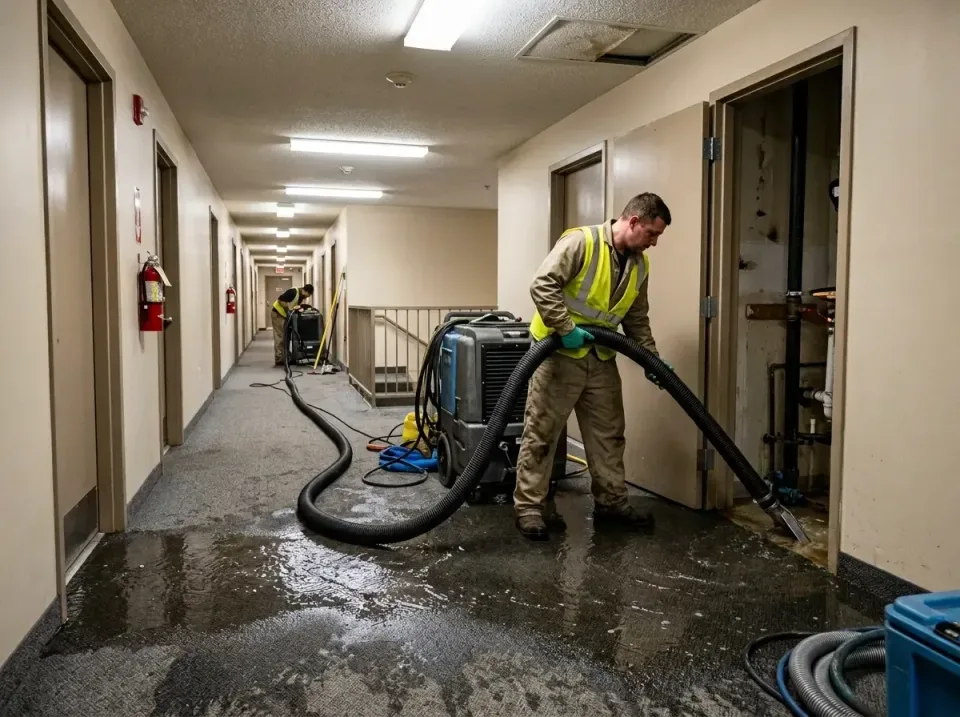 multi-unit-apartment-hallway-f-005 — frequently asked questions, Emergency Burst Pipe Water Extraction & Removal in Chestert…